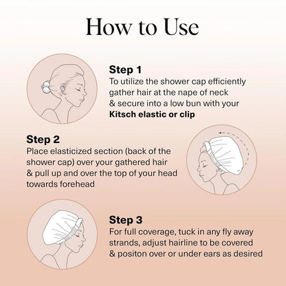 SatinCrown Shower Cap